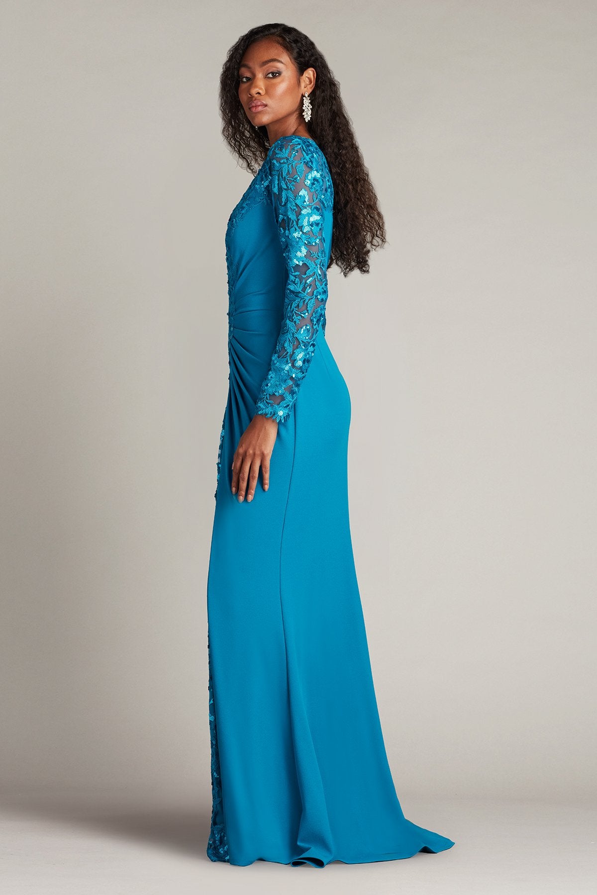 Whitley Sequin Embroidered Gown