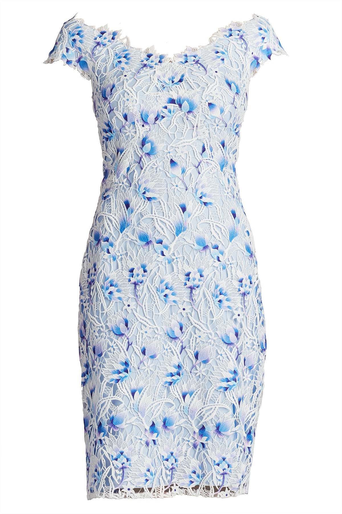 Arid 3D Floral Embroidered Dress