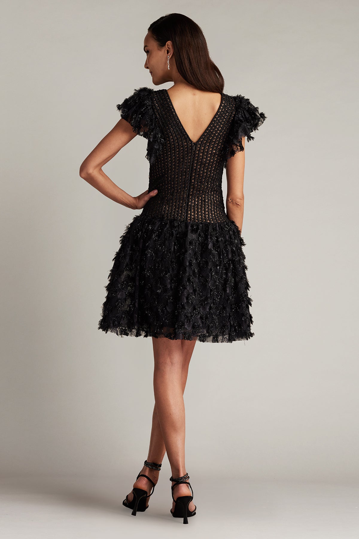 Minx Flower Embellished Mini Dress – Tadashi Shoji Official Online