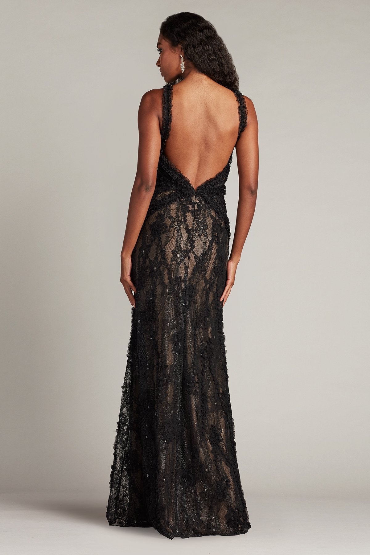 Kaiti Embroidered Halter Gown