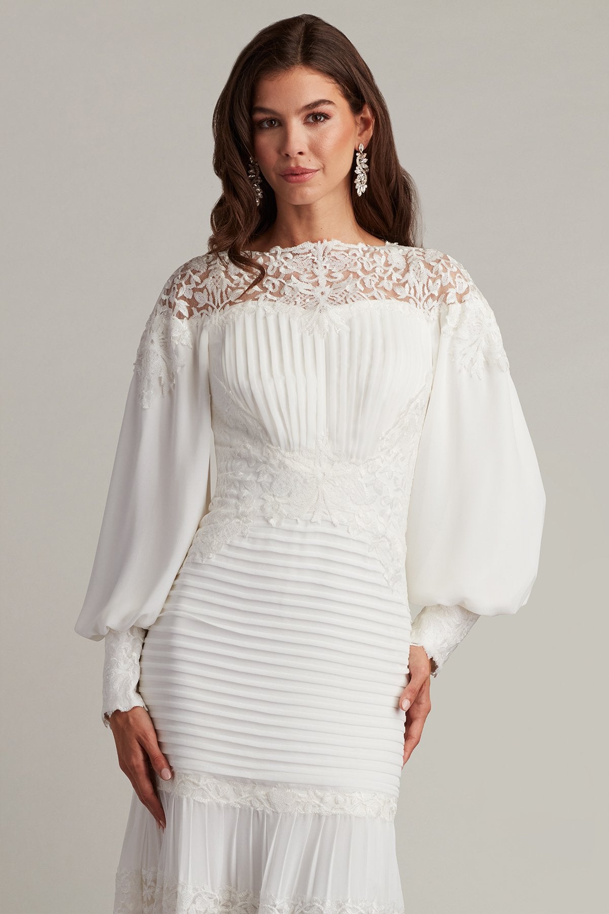 Silverado Blouson Sleeve Gown
