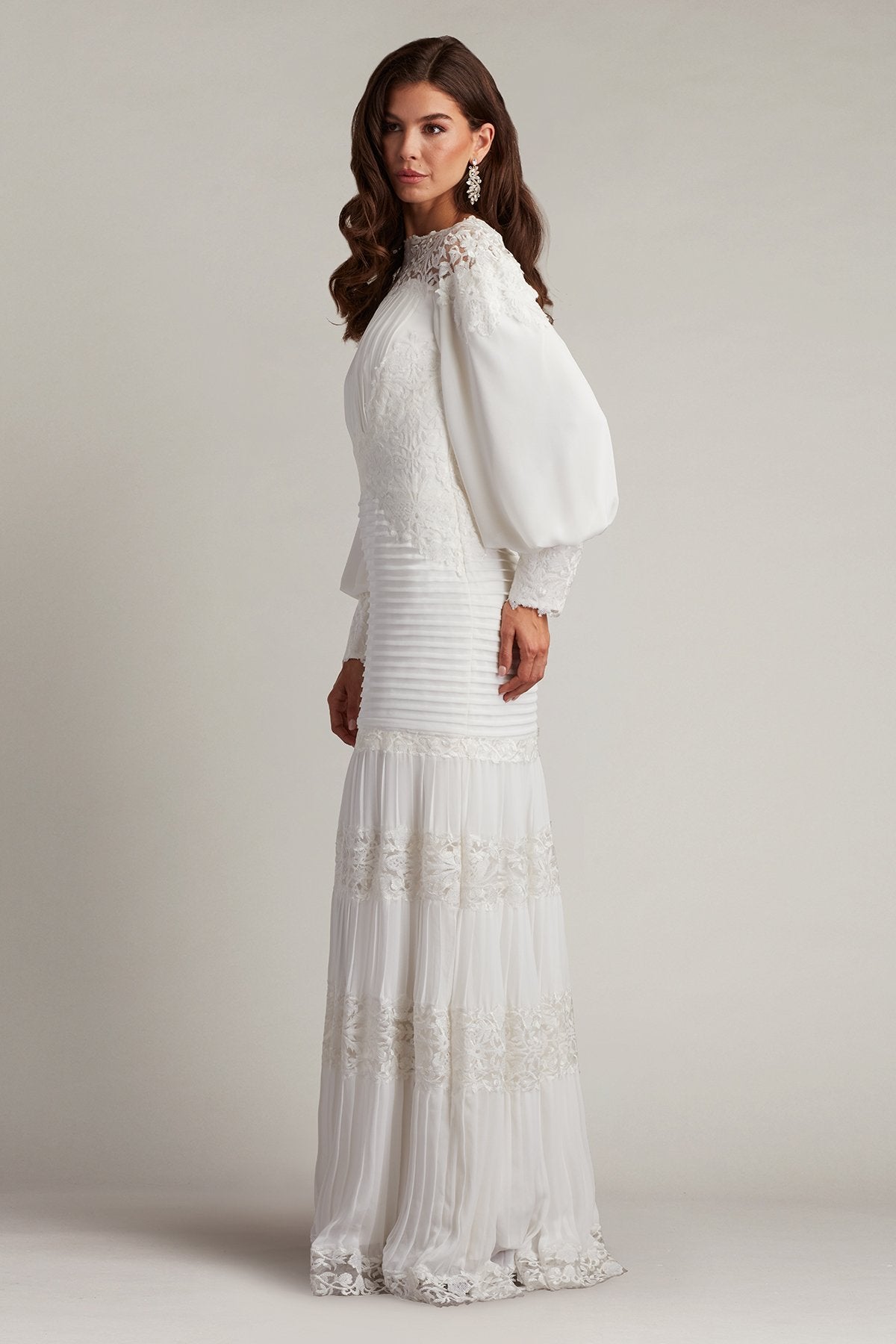 Silverado Blouson Sleeve Gown