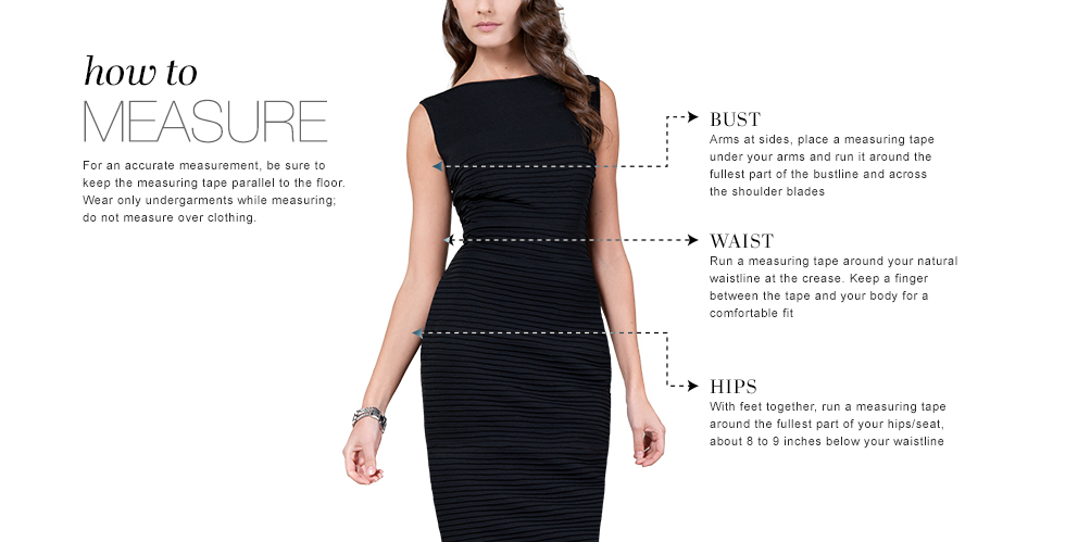 Size Guide | Find Your Perfect Fit | Tadashi Shoji