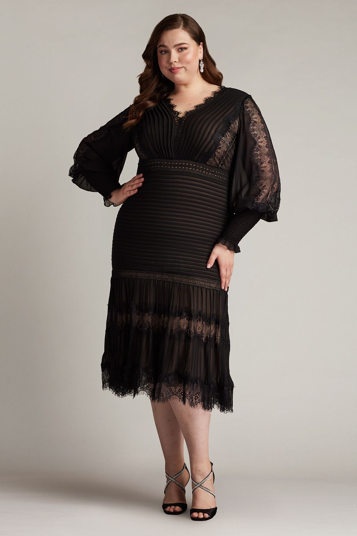 Nyssa Bishop Sleeve Dress - PLUS SIZE