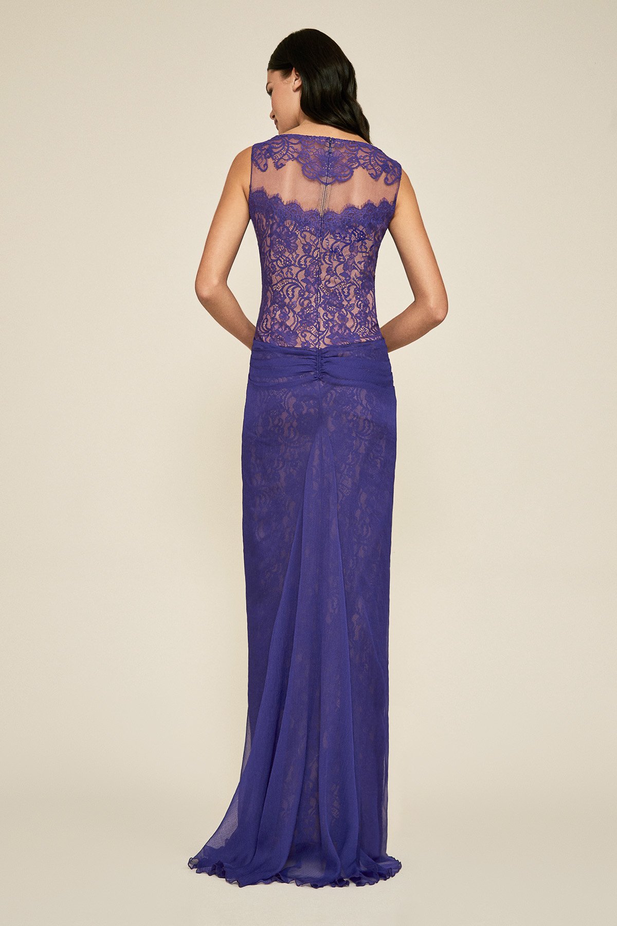 Chiffon Gown Tadashi Shoji Lace Dress