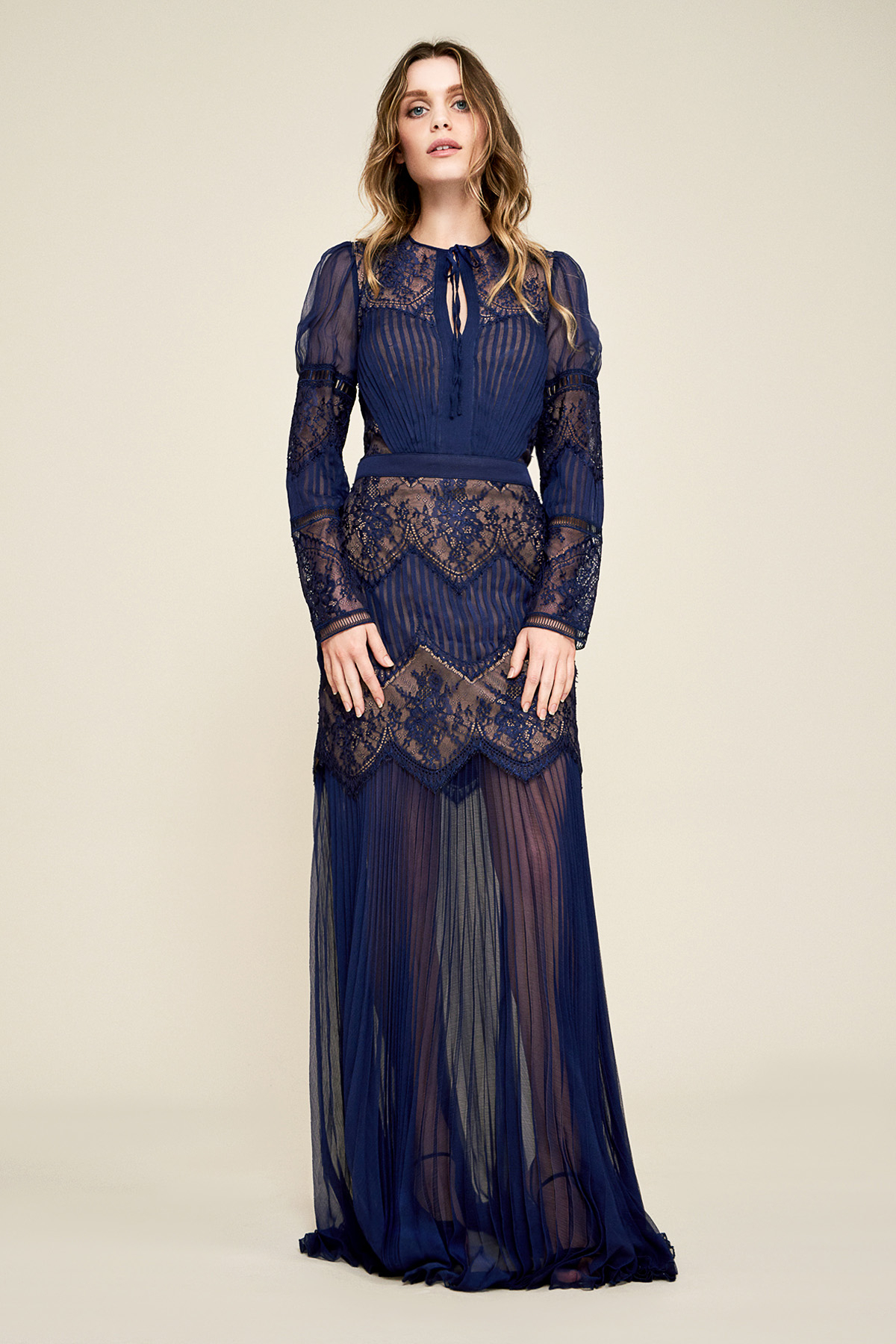 Chiffon Gown Tadashi Shoji Lace Dress